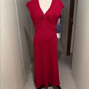 New York & Company Red Maxi Dress